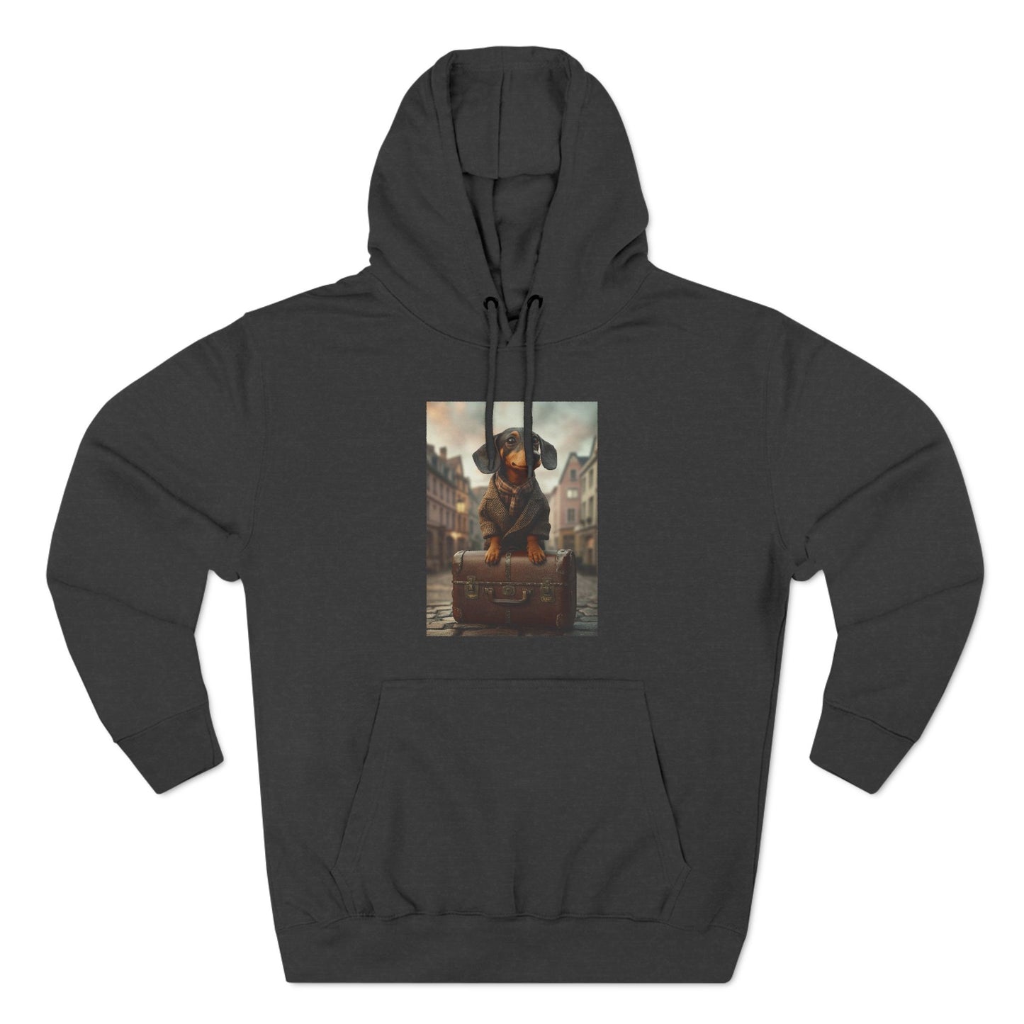 Dachshund in Tweed: "The Traveling Gentleman" | Hoodie | Pawgue Chic Edition™