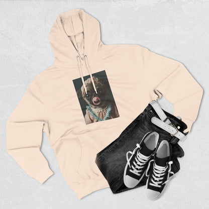 Pug in Peach and Lace: "Blushing Belle" | Hoodie | Puppy Love Edition™