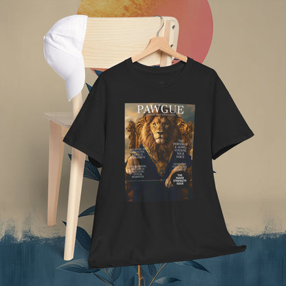 Lion on a Gilded Throne: "Cover" | T Shirt | Pawgue Chic Edition™