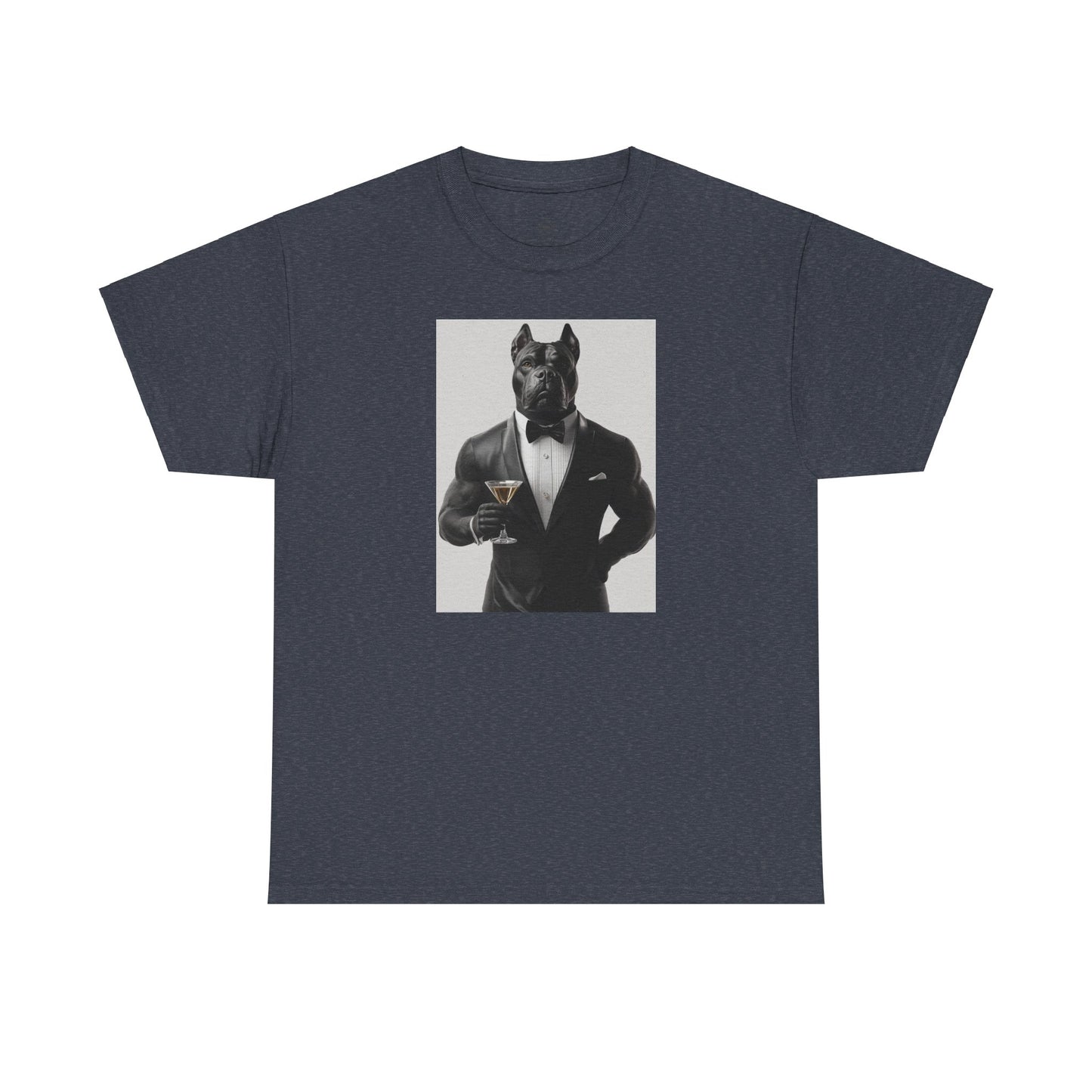 Cane Corso in Tuxedo: "Ebony Elegance" | T Shirt | Pawgue Chic Edition™