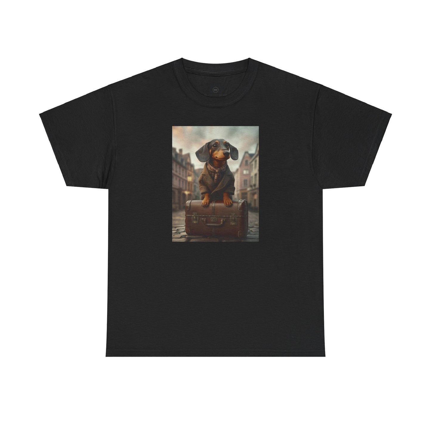 Dachshund in Tweed: "The Traveling Gentleman" | T Shirt | Pawgue Chic Edition™