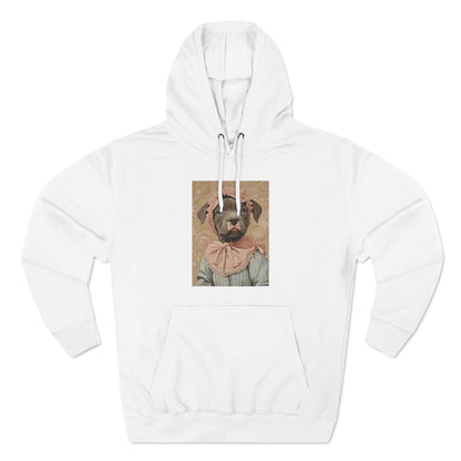 Pit Bull in Lace Bonnet: "Regal Reverie" | Hoodie | Puppy Love Edition™