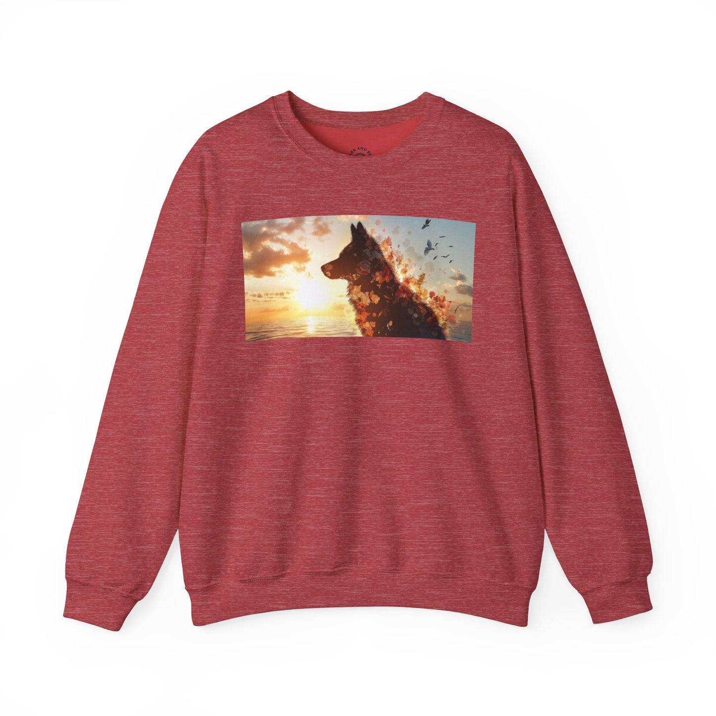 Enchanted Paws Collection™: "Floral Horizons" | Crewneck Sweatshirt