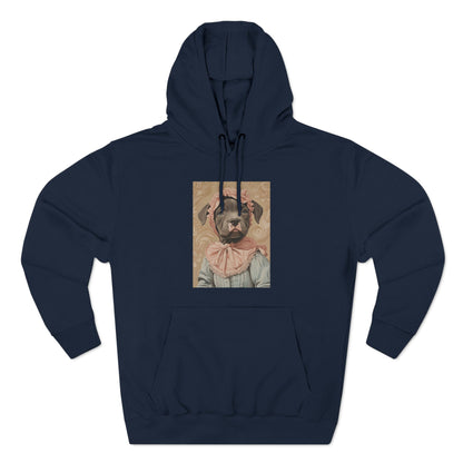 Pit Bull in Lace Bonnet: "Regal Reverie" | Hoodie | Puppy Love Edition™