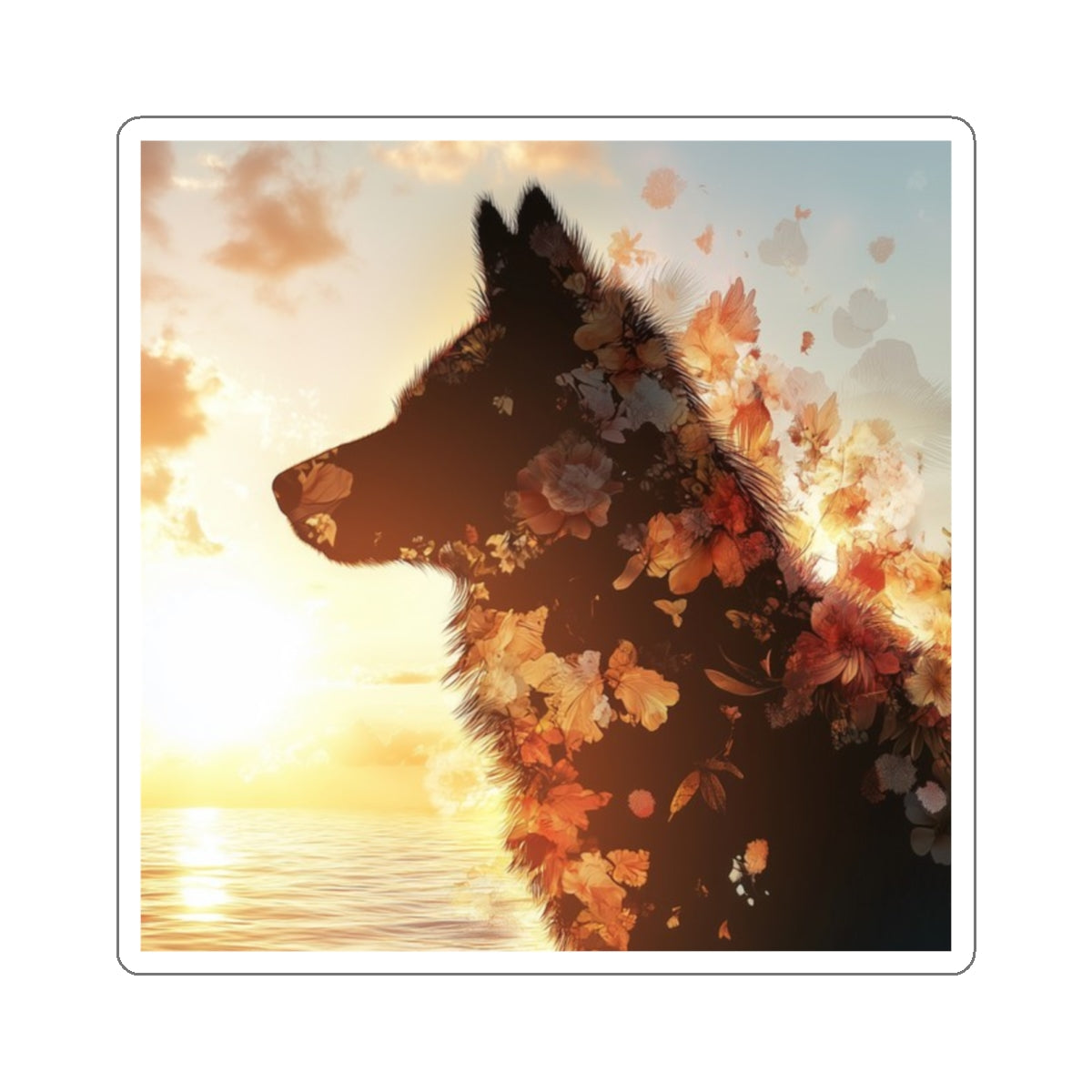 Enchanted Paws Collection™: "Floral Horizons" | Kiss-Cut Stickers