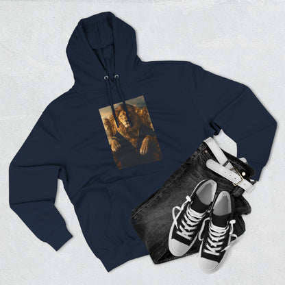 Lion on a Gilded Throne: "The Majestic Monarch" | Hoodie | Pawgue Chic Edition™