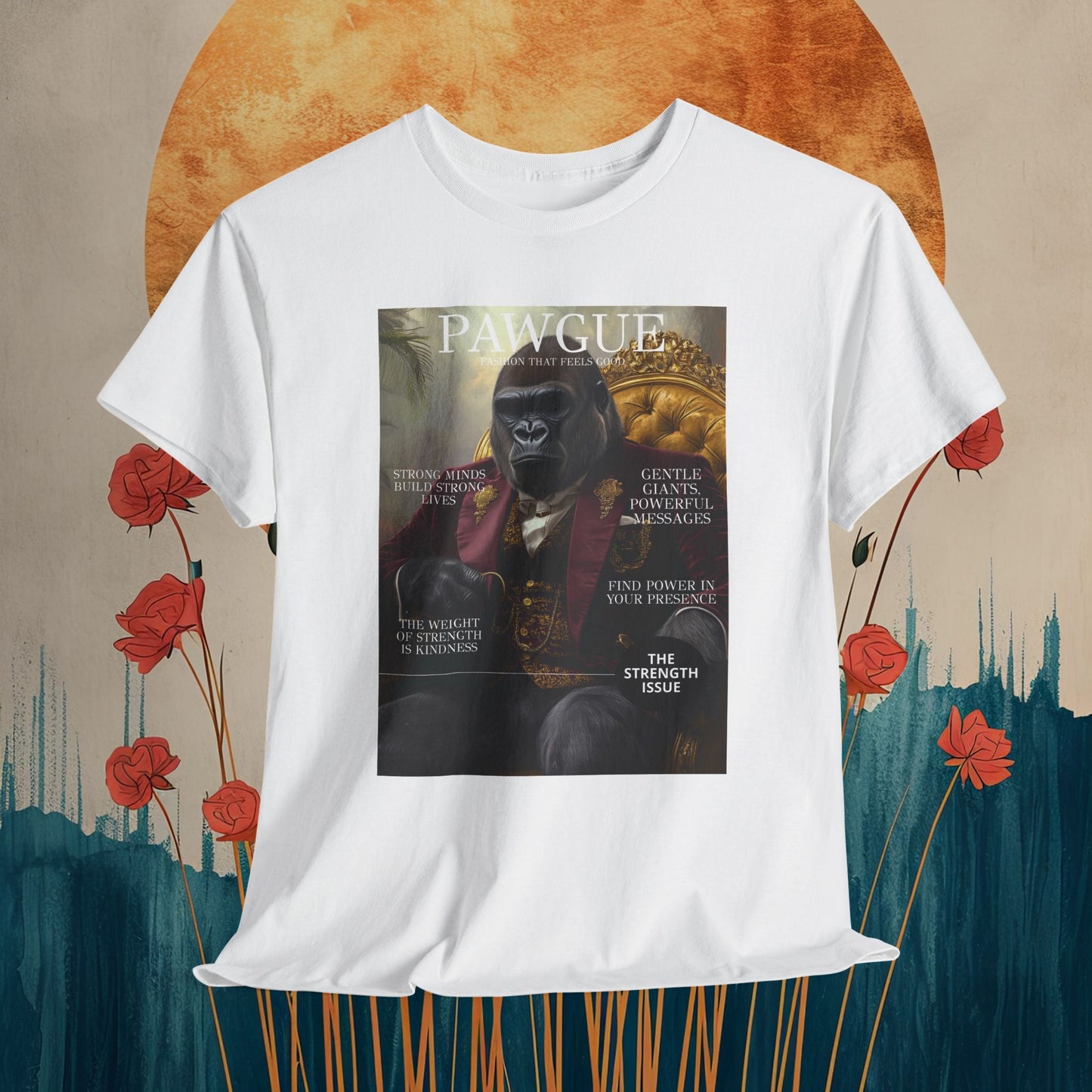 Gorilla in Velvet Suit: "Cover" | T Shirt | Pawgue Chic Edition™