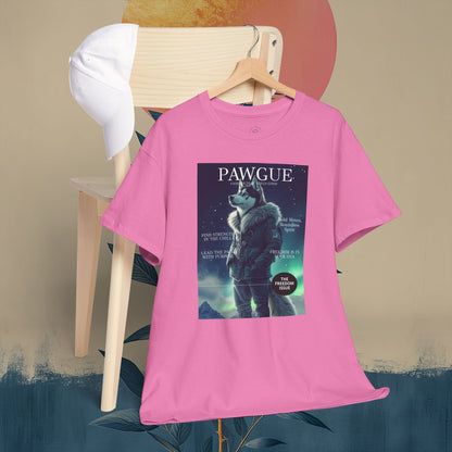 Husky under the Northern Lights: "Cover" | T Shirt | Pawgue Chic Edition™