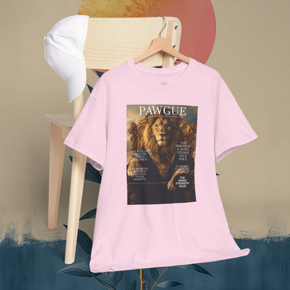 Lion on a Gilded Throne: "Cover" | T Shirt | Pawgue Chic Edition™