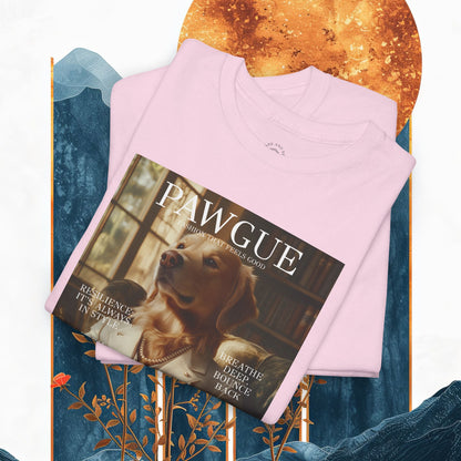 Golden Retriever in White Suit: "Cover" | T Shirt | Pawgue Chic Edition™