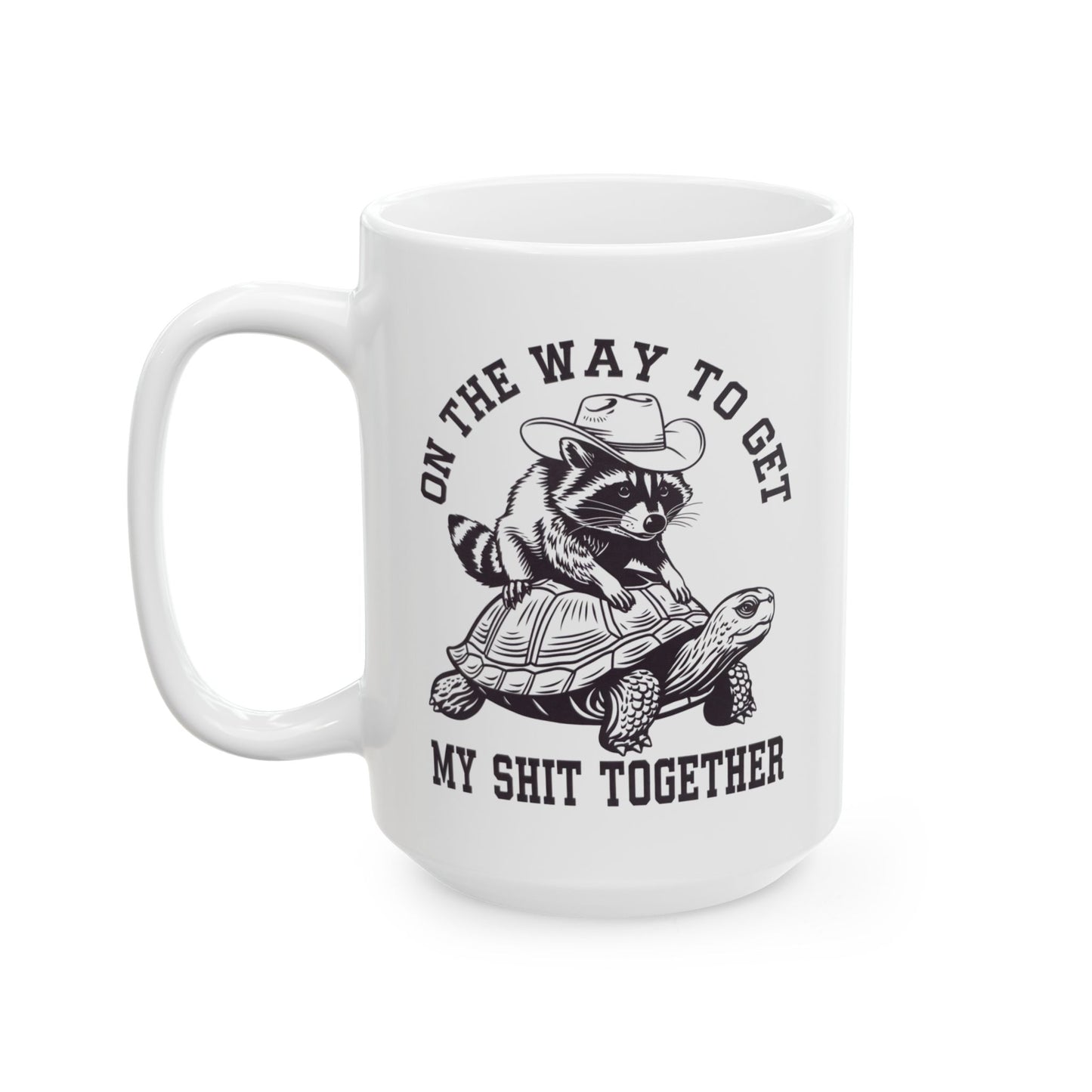 Bark Basics Collection™: "On My Way!" | Ceramic Mug, (11oz, 15oz) |