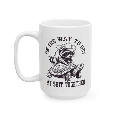 Bark Basics Collection™: "On My Way!" | Ceramic Mug, (11oz, 15oz) |