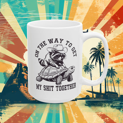 Bark Basics Collection™: "On My Way!" | Ceramic Mug, (11oz, 15oz) |