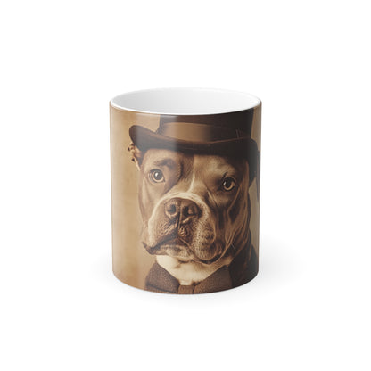 Historical Fiction Collection™: "Lord Winston of Woofshire" | Color Morphing Coffee Mug, 11oz |