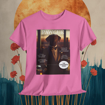 Labrador in Black Tie: "Cover" | T Shirt | Pawgue Chic Edition™