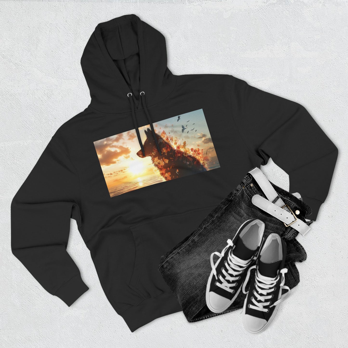 Enchanted Paws Collection™: "Floral Horizons" | Hoodie