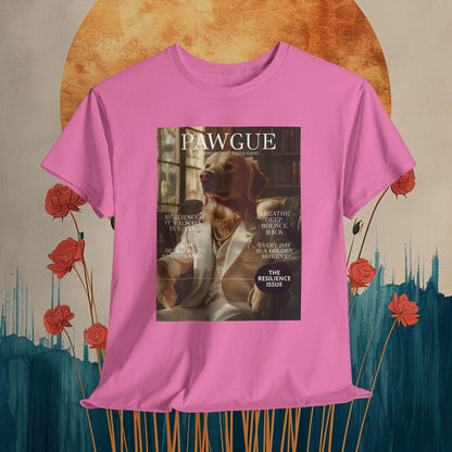 Golden Retriever in White Suit: "Cover" | T Shirt | Pawgue Chic Edition™