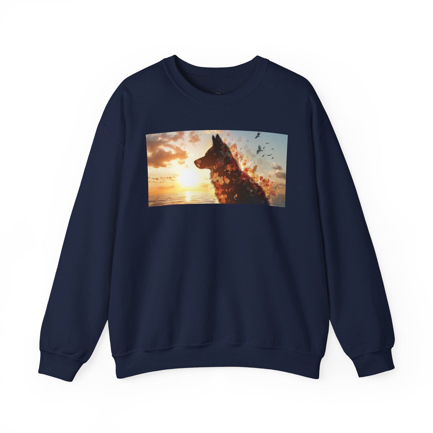 Enchanted Paws Collection™: "Floral Horizons" | Crewneck Sweatshirt