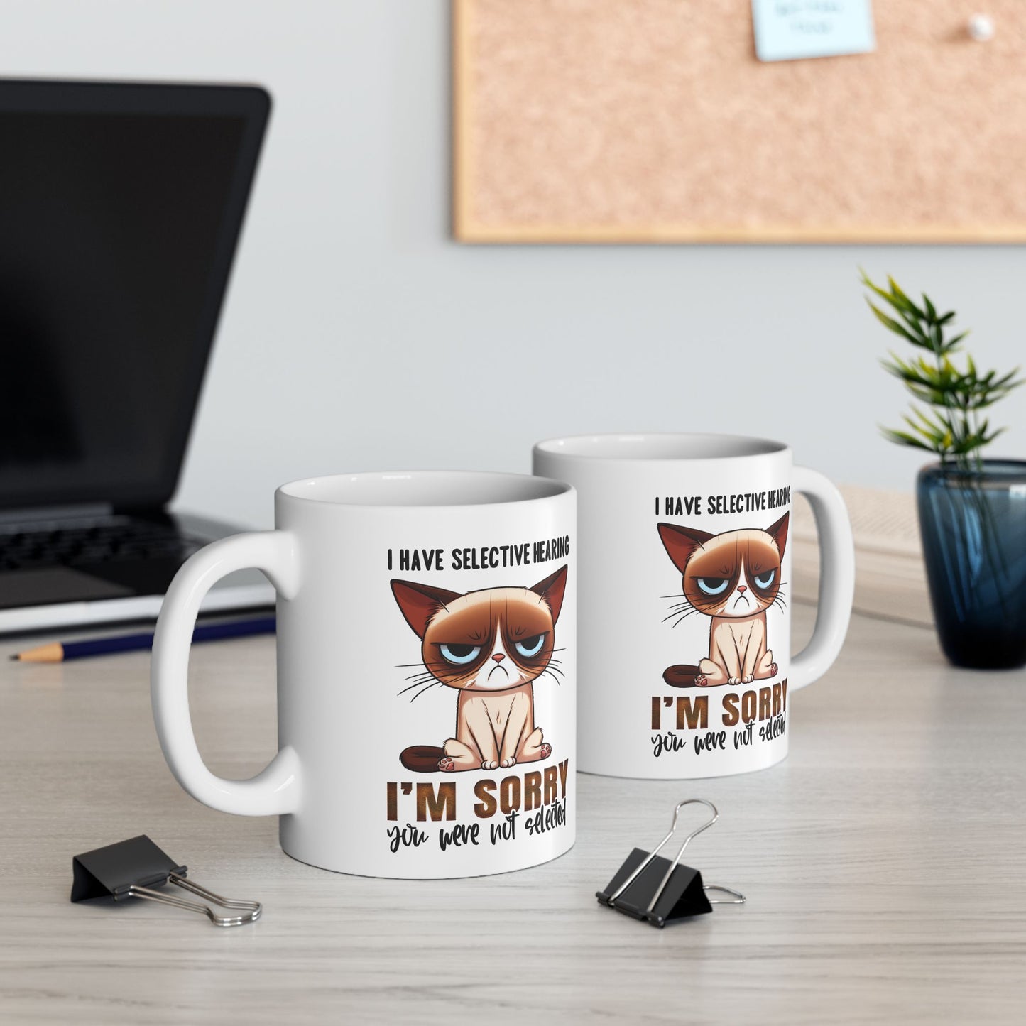 Bark Basics Collection™: "I'm Sorry" | Ceramic Mug, (11oz, 15oz) |