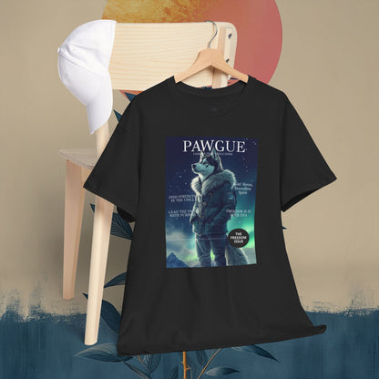 Husky under the Northern Lights: "Cover" | T Shirt | Pawgue Chic Edition™