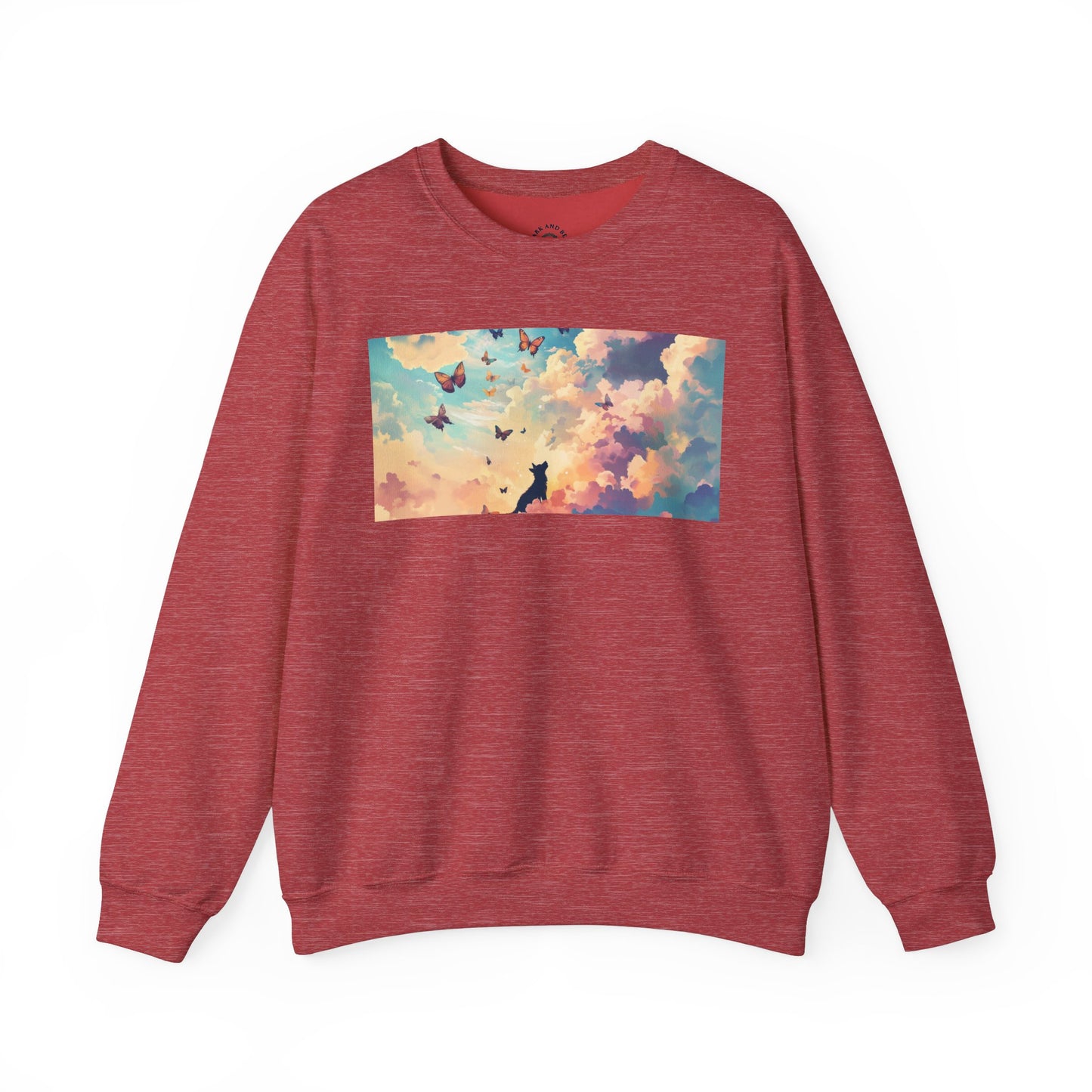 Enchanted Paws Collection™: "Butterfly Reverie" | Crewneck Sweatshirt