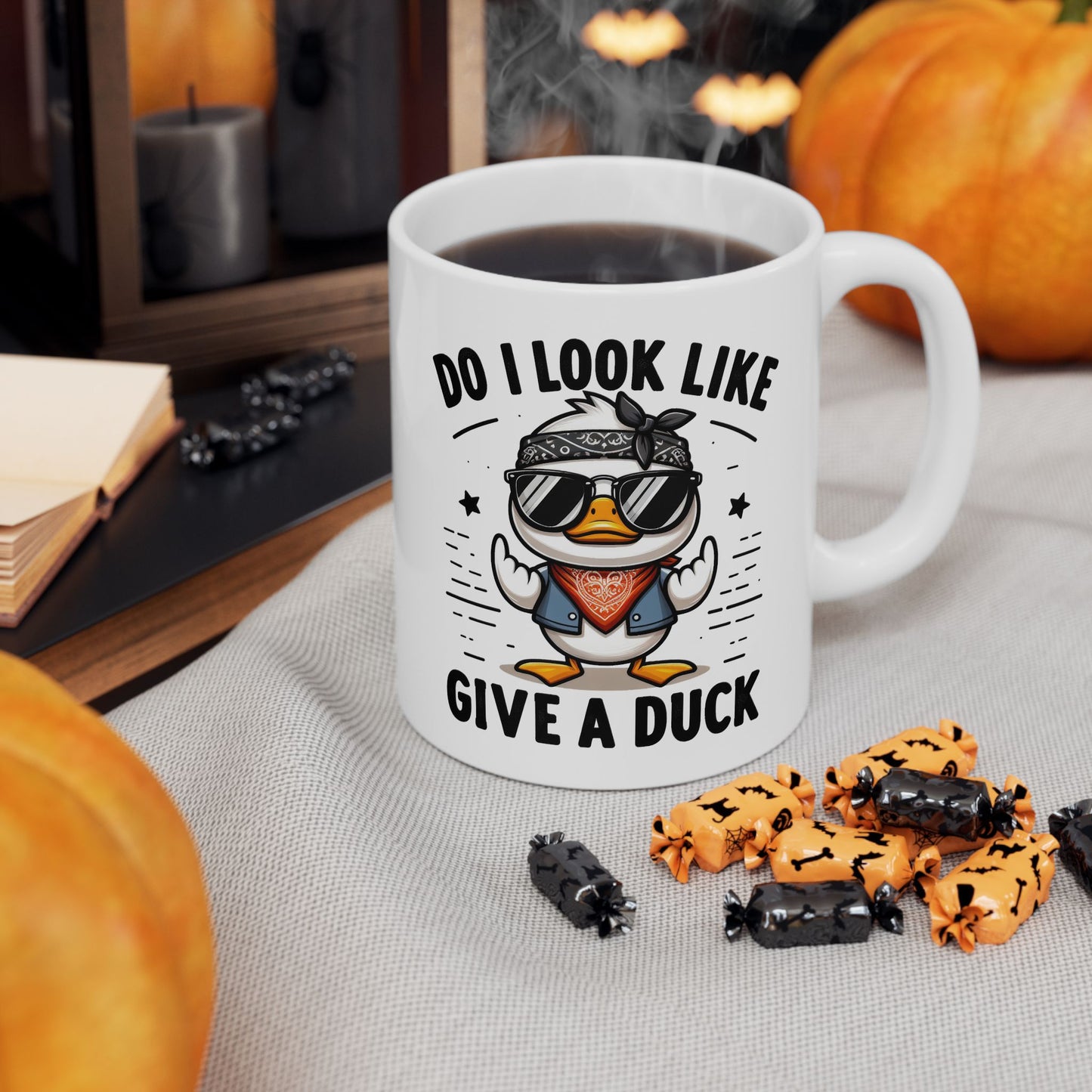 Bark Basics Collection™: "Give A Duck!" | Ceramic Mug, (11oz, 15oz) |