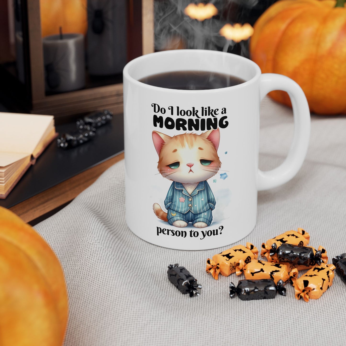 Bark Basics Collection™: "Morning Person" | Ceramic Mug, (11oz, 15oz)