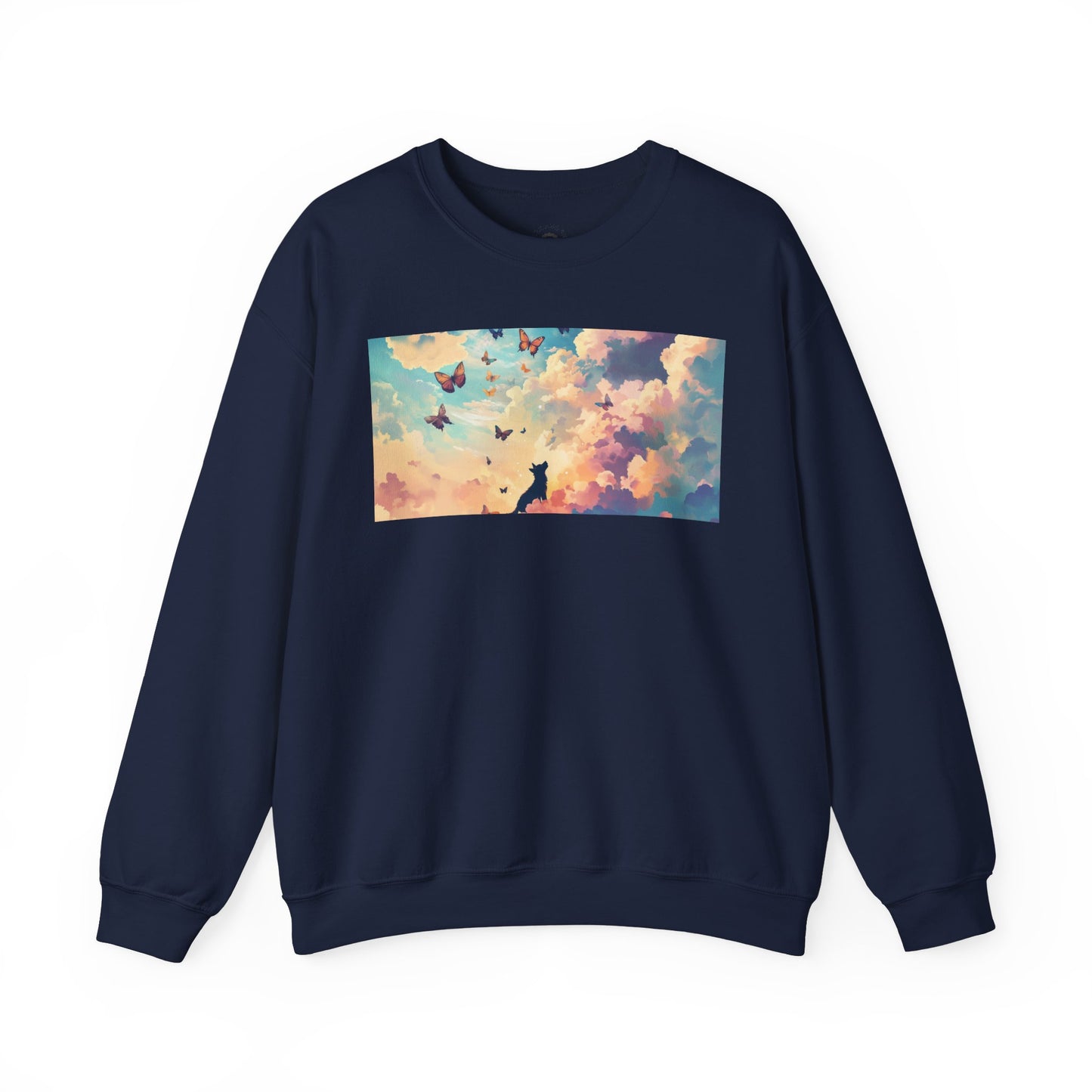 Enchanted Paws Collection™: "Butterfly Reverie" | Crewneck Sweatshirt