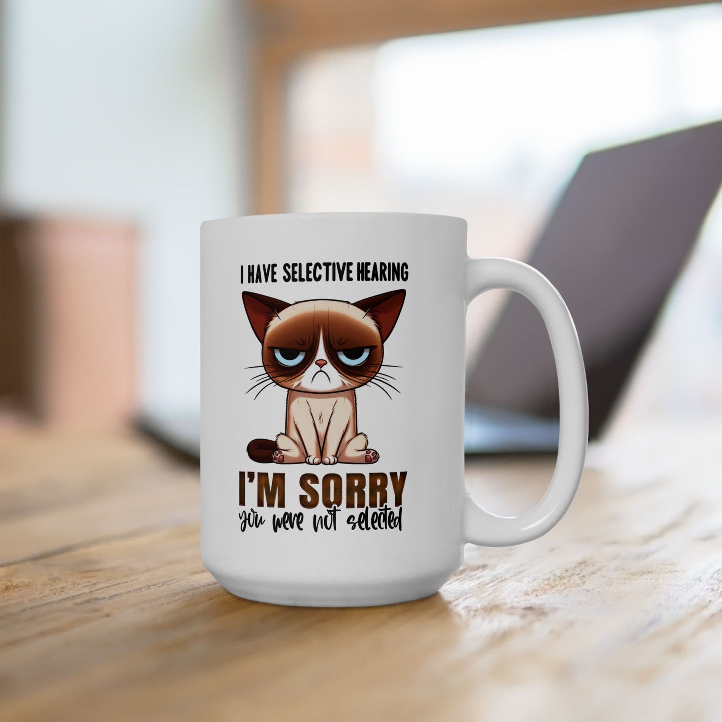 Bark Basics Collection™: "I'm Sorry" | Ceramic Mug, (11oz, 15oz) |