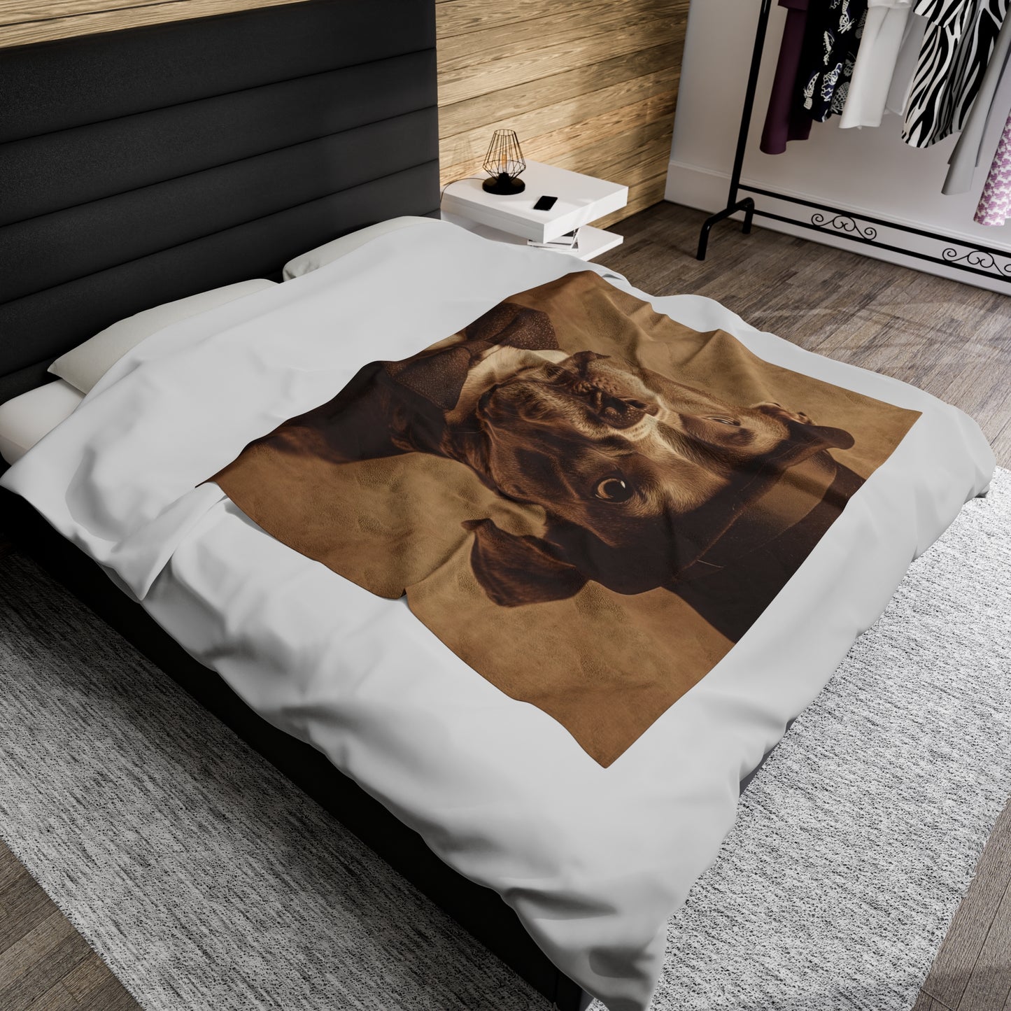 Historical Fiction Collection™: "Lord Winston of Woofshire"   | Velveteen Plush Blanket