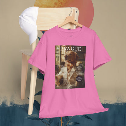 Golden Retriever in White Suit: "Cover" | T Shirt | Pawgue Chic Edition™