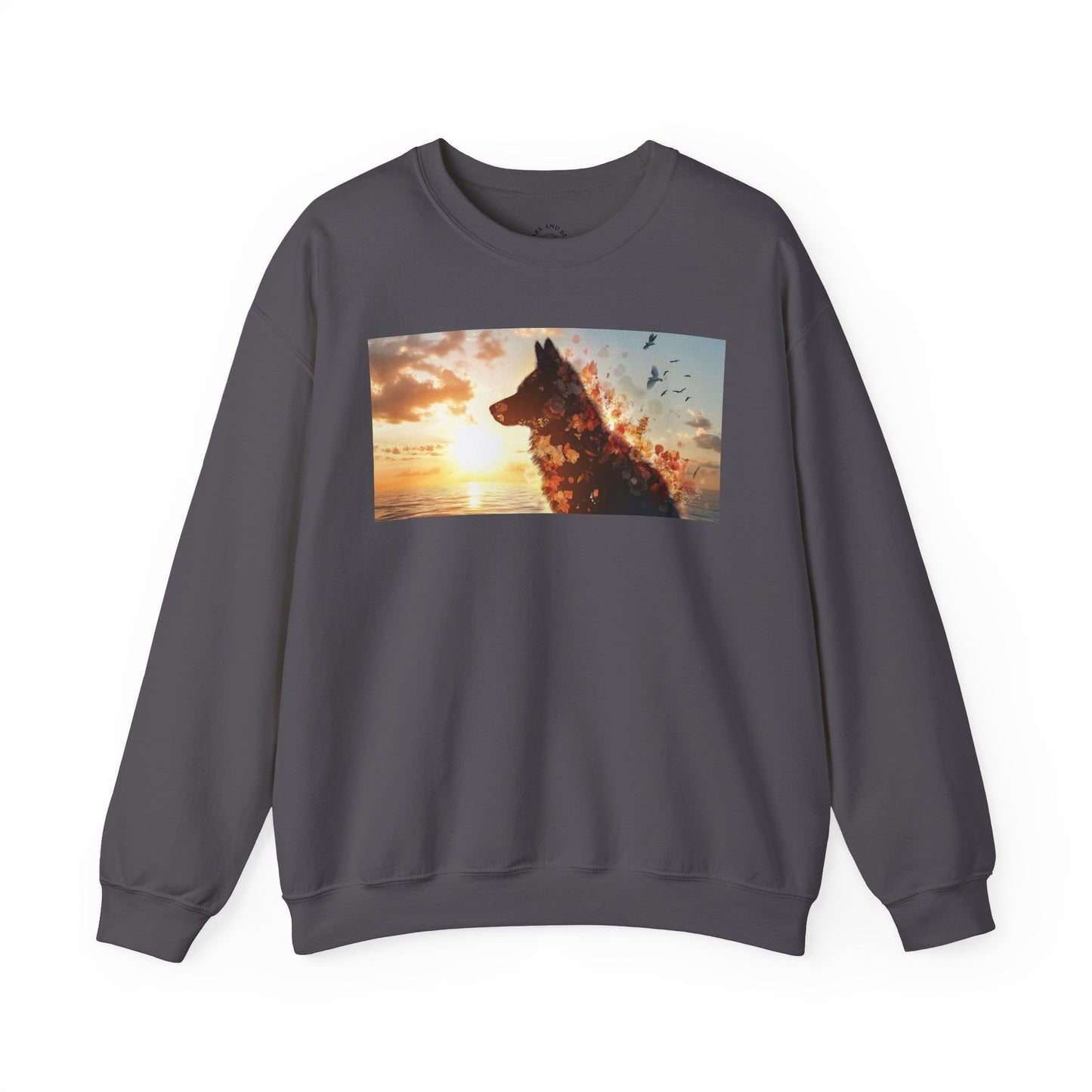 Enchanted Paws Collection™: "Floral Horizons" | Crewneck Sweatshirt