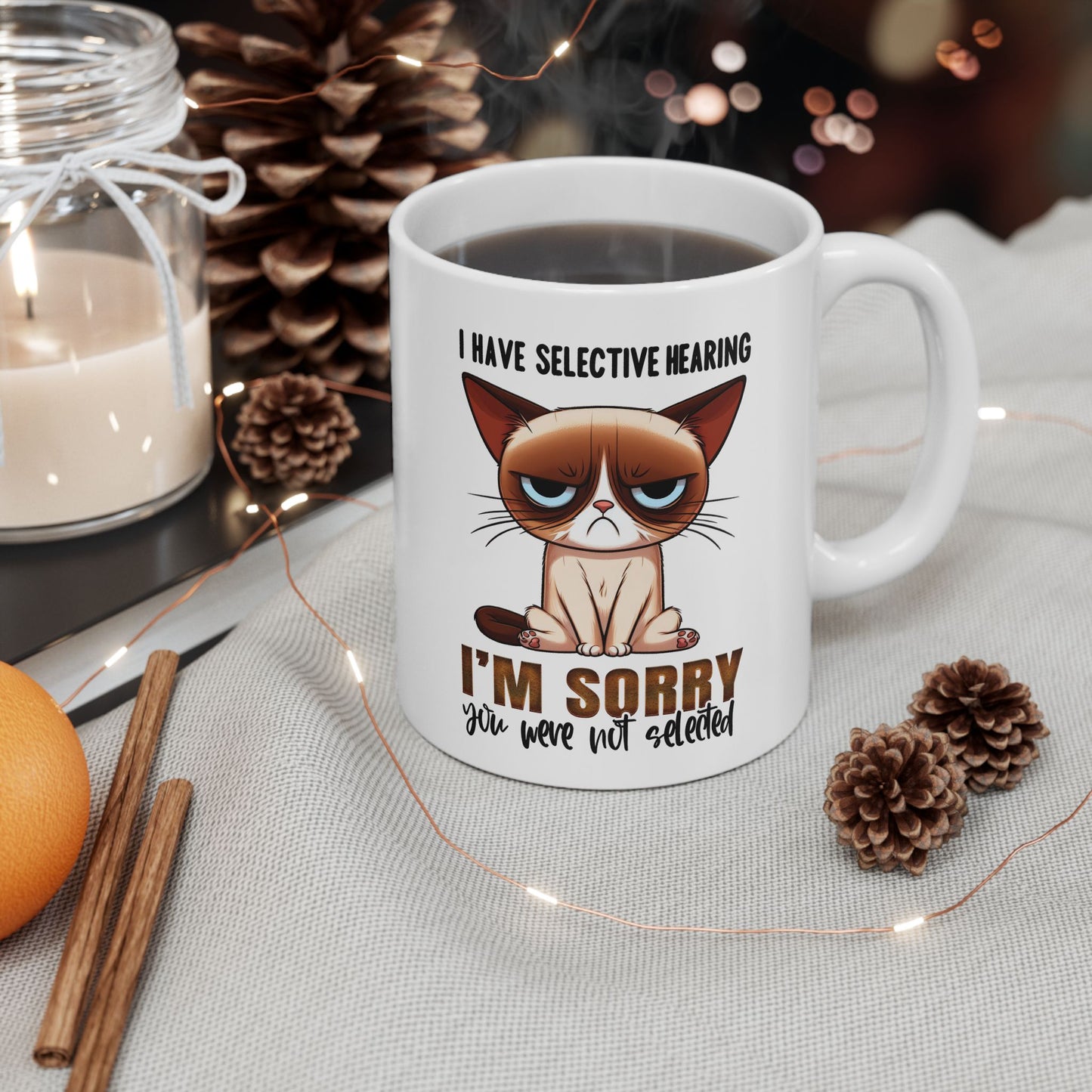 Bark Basics Collection™: "I'm Sorry" | Ceramic Mug, (11oz, 15oz) |