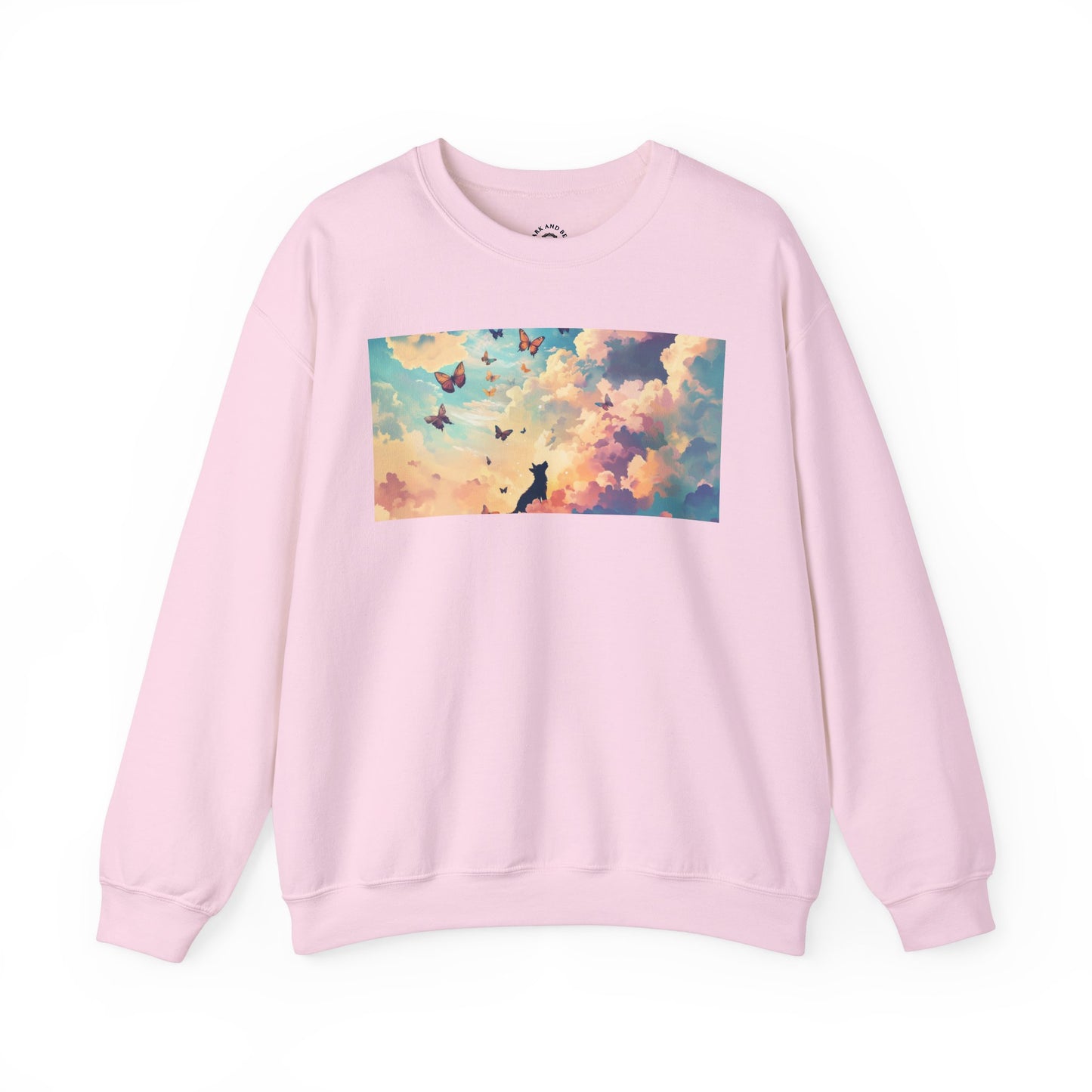 Enchanted Paws Collection™: "Butterfly Reverie" | Crewneck Sweatshirt