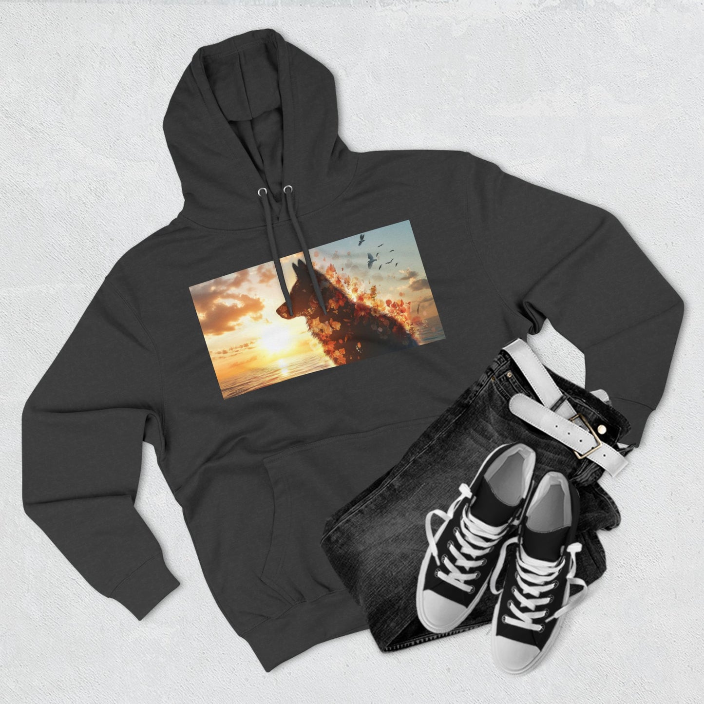 Enchanted Paws Collection™: "Floral Horizons" | Hoodie