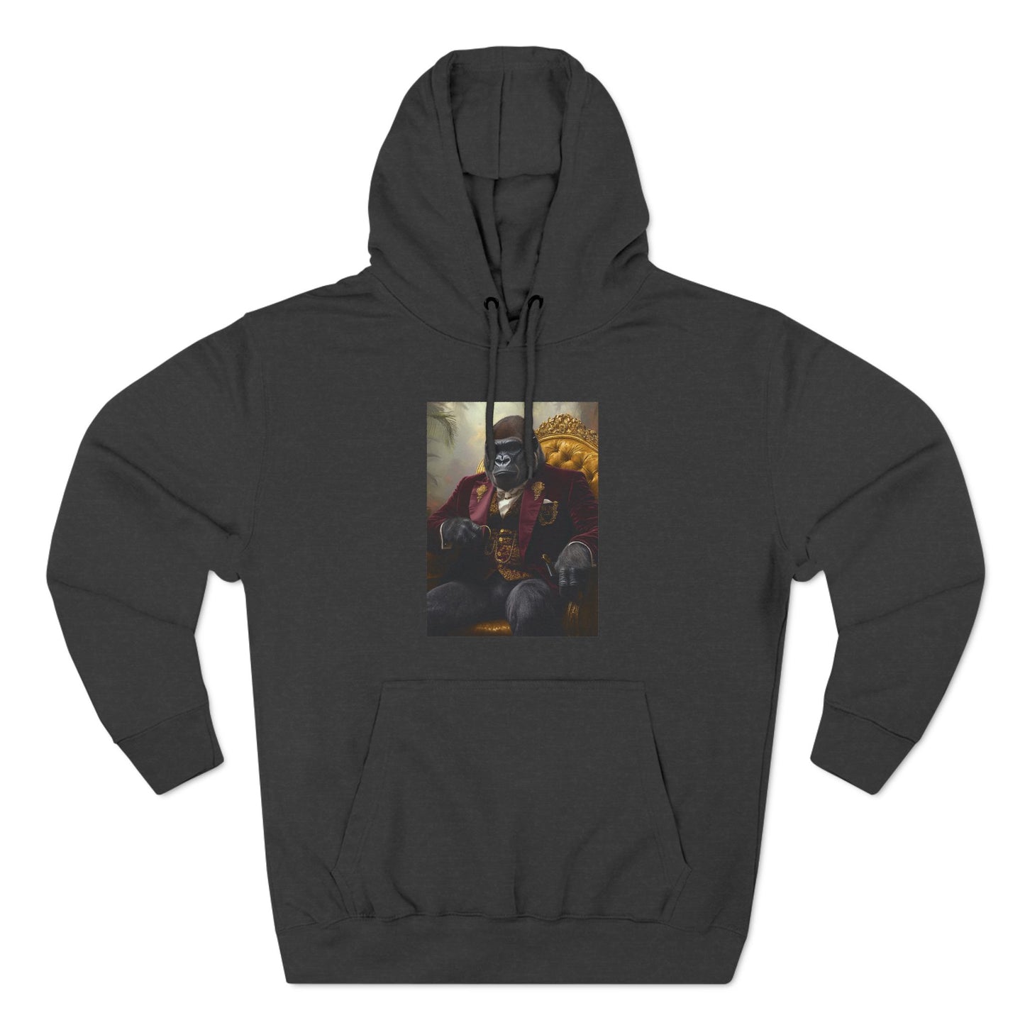 Gorilla in Velvet Suit: "The Jungle Tycoon" | Hoodie | Pawgue Chic Edition™