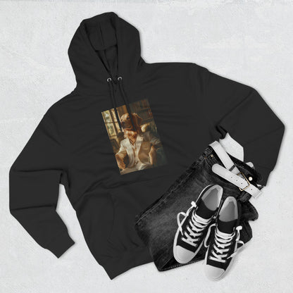 Golden Retriever in White Suit: "The Ivory Aristocrat" | Hoodie | Pawgue Chic Edition™