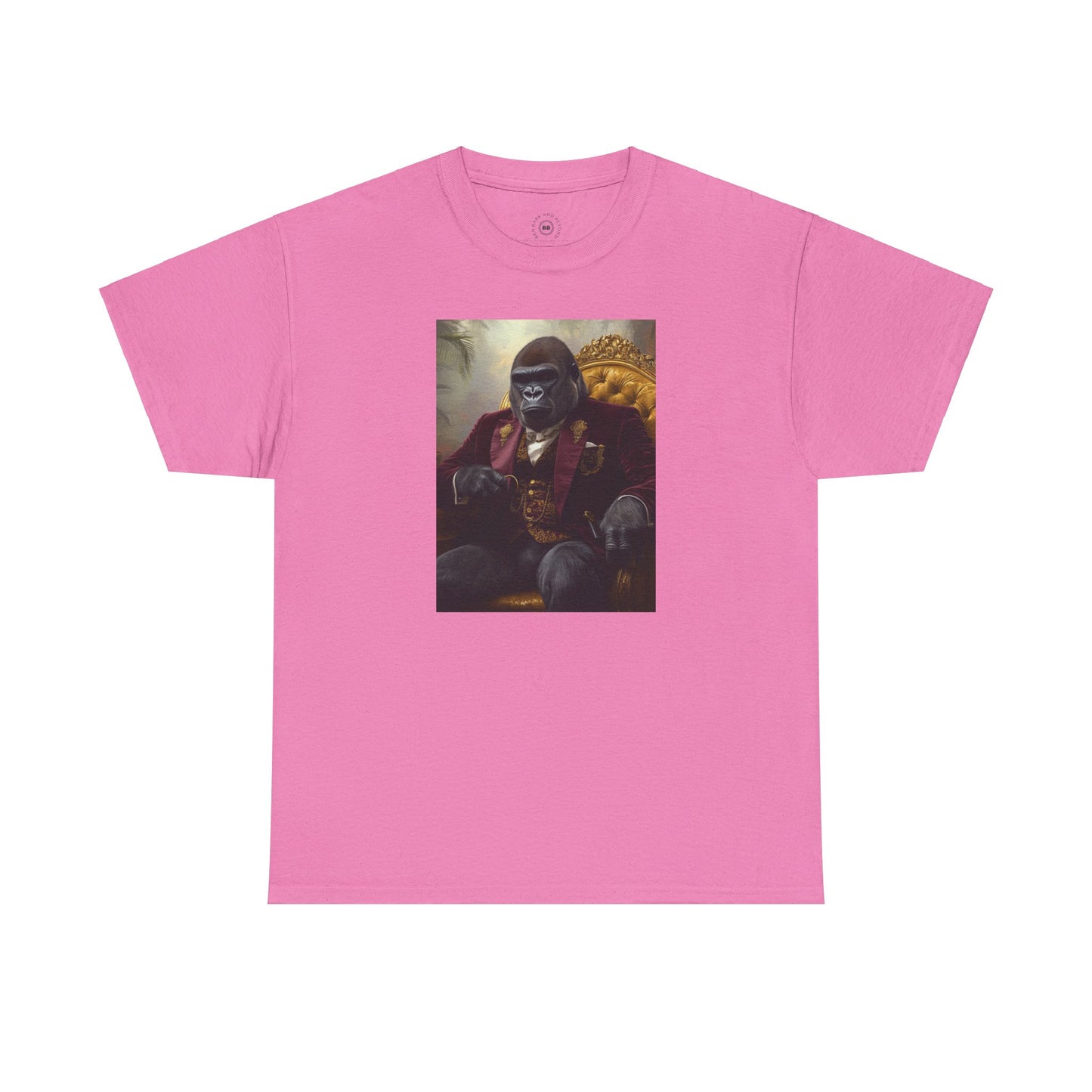 Gorilla in Velvet Suit: "The Jungle Tycoon" | T Shirt | Pawgue Chic Edition™