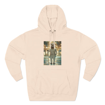 Otter in White Suit: "The River Aristocrat" | Hoodie | Pawgue Chic Edition™