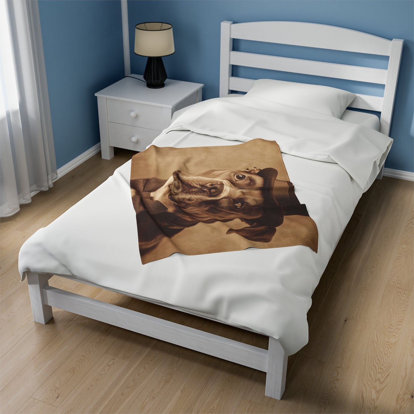 Historical Fiction Collection™: "Lord Winston of Woofshire"   | Velveteen Plush Blanket