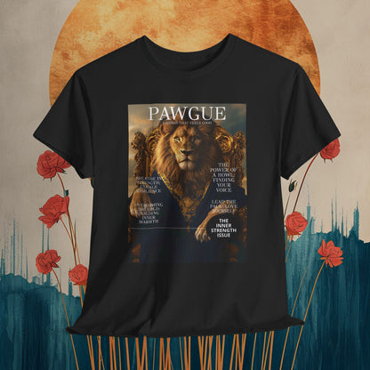 Lion on a Gilded Throne: "Cover" | T Shirt | Pawgue Chic Edition™