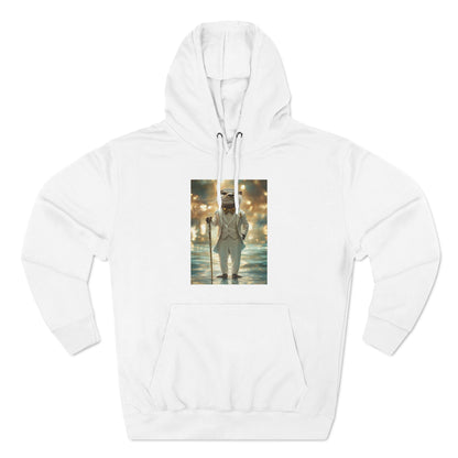 Otter in White Suit: "The River Aristocrat" | Hoodie | Pawgue Chic Edition™