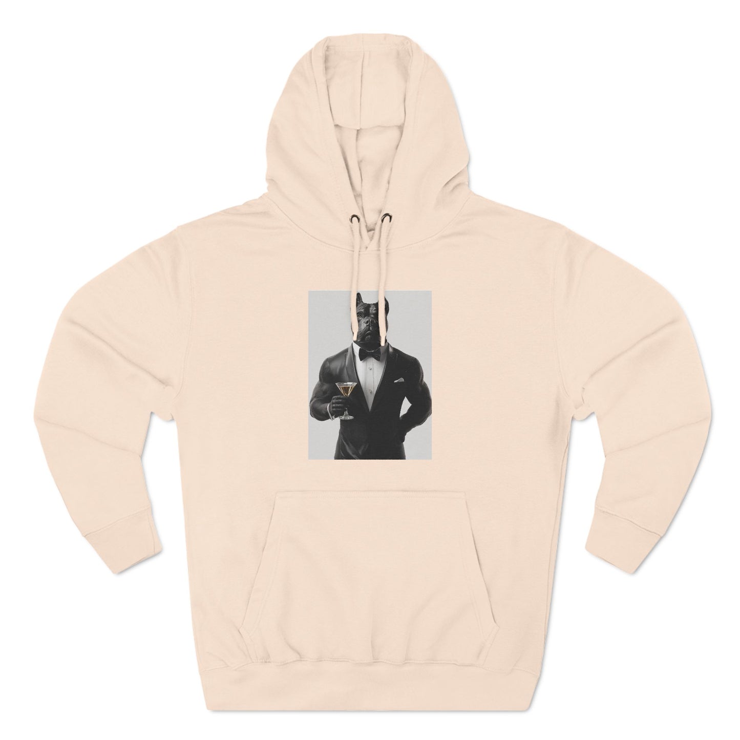 Cane Corso in Tuxedo: "Ebony Elegance" | Hoodie | Pawgue Chic Edition™