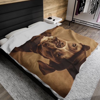 Historical Fiction Collection™: "Lord Winston of Woofshire"   | Velveteen Plush Blanket