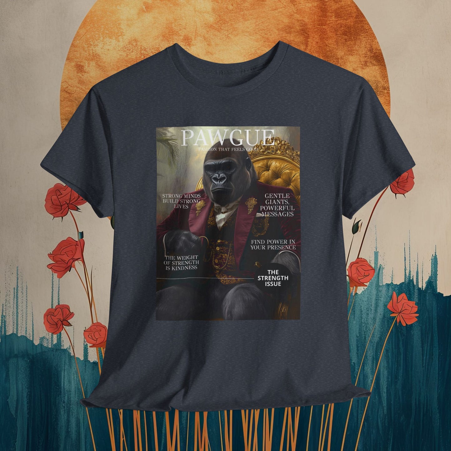 Gorilla in Velvet Suit: "Cover" | T Shirt | Pawgue Chic Edition™