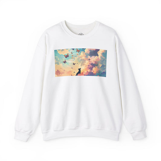 Enchanted Paws Collection™: "Butterfly Reverie" | Crewneck Sweatshirt