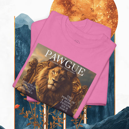 Lion on a Gilded Throne: "Cover" | T Shirt | Pawgue Chic Edition™