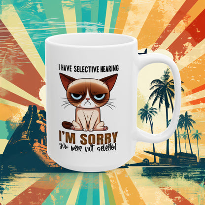 Bark Basics Collection™: "I'm Sorry" | Ceramic Mug, (11oz, 15oz) |