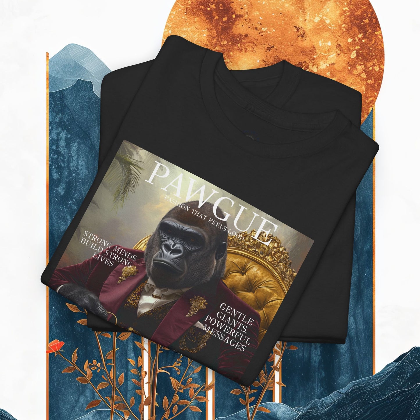 Gorilla in Velvet Suit: "Cover" | T Shirt | Pawgue Chic Edition™