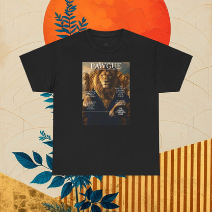 Lion on a Gilded Throne: "Cover" | T Shirt | Pawgue Chic Edition™